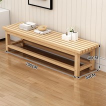 예쁜 야외 벤치 테라스 카페 공원 정원 철제 의자, 원목 홑겹 100*40*40