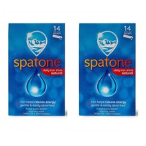 Spatone 스파톤 액상 철분제 오리지널 14개입 2팩 Natural Liquid Iron Supplement Original