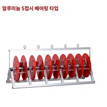 전선 풀링기 케이블 풀링 3단 이동식 포설 풀링다이 풀리미, C.알루미늄 합금 5관절 베어링(6플랫 이하) 100미