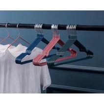 (20묶음 가격부터) 모란디 컬러 미끄럼 방지 옷걸이 행거 가정용 의류매장 대량구매 추천, 블루, 20개