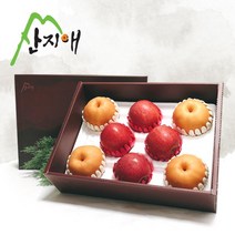[산지애] 알뜰살뜰 사과 배 혼합세트 (8과 / 3.8kg) / 세트 당도선별 프리미엄, 상세 설명 참조