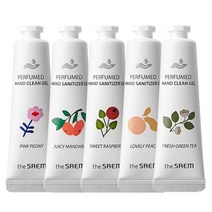 더샘 퍼퓸드 핸드세니타이저겔30mlx2개, 쥬시 만다린 향, 핑크 피오니 향, 2개, 30ml
