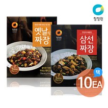 청정원 옛날짜장180gx5봉+삼선짜장180gx5봉, 180g, 5개
