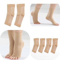 마트498 탄력 발목보호대(M-L) 4P 베이지 발목아대 발목부종 압박붕대 인대보호대 발목접질렀을때 발목밴드