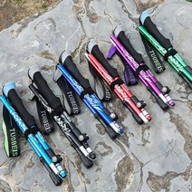 쭈bhnj__손목이 편한 접이식 핸디 등산스틱 (2개 1세트) 용품 캠핑 장비 일자형 접는지팡이 워킹 용이 여성용 용스틱♥hopenjoy!, ♥hopenjoy!L스카이