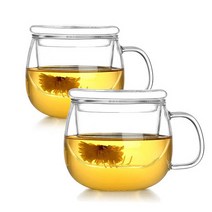 카페로메오 내열유리 티메이커 2개 세트, 티머그 2P