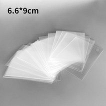테니스연습기 100pcs 카드 보호 커버 플라스틱 투명 다기능 필름 58x88cm 타로 게임 컬렉션, 02 6 6x9cm G687C