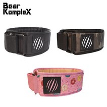 베어컴플렉스 APEX 나일론 가죽 리프팅 벨트, 블랙
