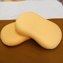 목이 편한 메모리폼 경추 베개 1+1(2P) 말랑말랑 모찌 낮은 편한 베개 성인 아동 어린이