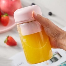 다이어트 디톡스 해독주스 휴대용 텀블러 블렌더 미니 주스 추출기 과즙 컵 한 손으로 여행 캠핑을 충전식 스무디, 14830