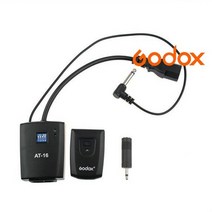 카메라동조기 무선 카메라 동조기 Godox AT-16 스튜디오 플래시 트리거 캐논 니콘 펜탁스 올림푸스 호환 삼성 16 채널 AC 전원 동기화 속도 1/200s, 푸른