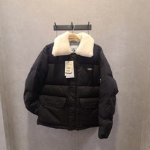 후아유 남녀공용 사각포켓 포인트 덤블 카라넥 점퍼-JPB4V24_BK