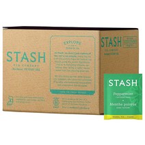 Stash Tea 페퍼민트 허브티 100티백