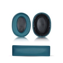 이어패드 헤드셋 new2022 소니 mdr-100abn wh-h900n 100aap 헤드폰 교체용 쿠션 컵 커버 머프 1 쌍, 짙은 녹색 세트