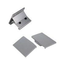 벽면설치용 EMD G레일 부속(브라켓 마감캡) 2M 3M 4M(100kg이하용) _미닫이문부속 슬라이딩문부속 하부가이드 슬라이딩레일 행거레일 슬라이딩도어레일 댐핑레일 천정설치 벽면, 마감캡 1조