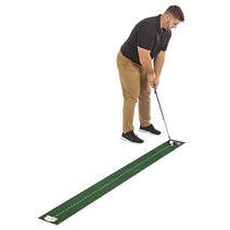 IZZO 골프 실내 퍼팅 그린 매트 및 훈련 보조 도구 10.2cm x 1.2m(4인치 4피트) [관부가세 포함] 616047, Green 6 x 6