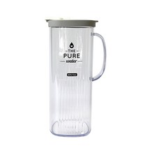 플라코 심플 퓨어보틀 정사각 손잡이 냉장고 물병 1.5L 1.8L, 그레이