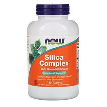 나우푸드 실리카 규소 40mg 미네랄 함유 180정