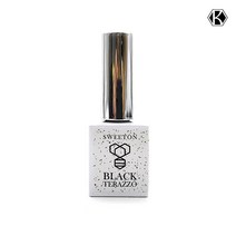 스윗온 블랙테라조 10ml 에그젤 블랙플레이크 달마시안젤 네일아트재료