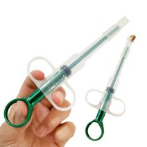 달자샵 1+1 반려동물 간편 알약 투약기 강아지 고양이 알약 물약 캡슐약 필건, 2개