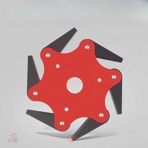 예초기 날 다기능 안전 교체 교체날 잡초 부품, 마른땅잡초제거에적합한양날+보호커버