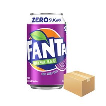 환타 제로 포도향 355ml X 24캔/제로슈거 캔 음료