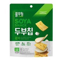 풀무원 사무실간식 탕비실 어린이집 영양간식 주전부리 군것질 두부칩 감자 고단백칩 국산콩두부 35g, 11개