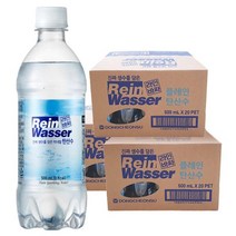 동아오츠카 라인바싸 탄산수 500ml 10 20 40개 펫트 1박스 2박스 3박스, 레몬20개