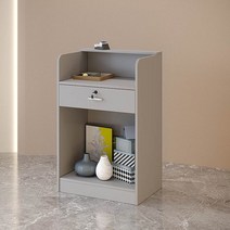 인포데스크 카운터계산대 리셉션 포스기 업소용카운터 식당 병원데스크 원목 30, 80x42x95cm, 멜란지그레이b