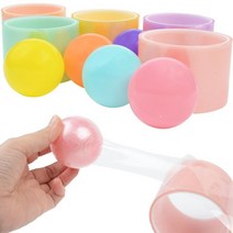 키드아이템 2500 테이프공 1p 6cm 테이프 볼 만들기 찐득볼 끈끈이볼 5개, 단품