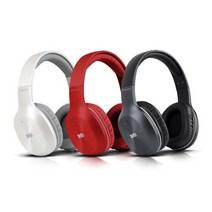 브리츠 W800BT Qplus 레드 유무선 블루투스헤드폰