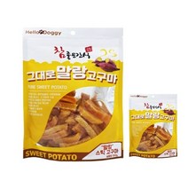 부드러운 섬유질 고구마 강아지 간식 골든리트리버, 1개