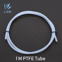 보일러배관 보일러 호스 배관 자재 덕트 PTFE 튜브 파이프 프린터 보우덴 압출기 J 헤드 핫엔드 5 6 1.75mm 3mm 필라멘트 고온 저항 1M 295202