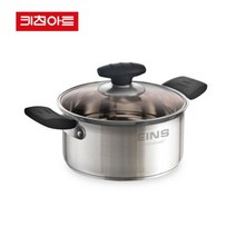 NUNUBITEL_키친아트 아인스 양수냄비 20cm 가정용 인덕션 주방 찌개 찌게 고급 스텐 혼수용_NUB누비텔레숍, 옵션이없는_단일품목입니다, 옵션이없는_단일품목입니다