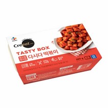 CJ 간편식 크레잇 테이 야식스티박스 다시다떡볶이 야식 분식 265g 1세트