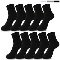 골져스토어 10켤레 국산 남자 면섬유20%Up 가격Down 땀흡수 순면97% 두껍지않은 논쿠션 중목 양말, 블랙