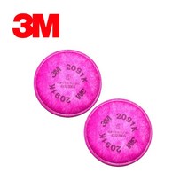 3M 2091K 특급방진필터 용접 분진 미스트 석면 마스크 필터 1세트
