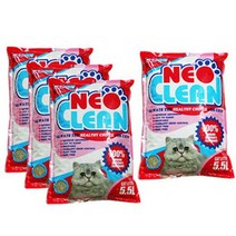 네오캣 고양이 대소변용 모래 네오크린 오리지날 3박스 /4kg x12포