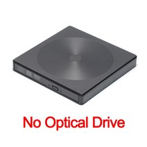 블루레이리핑 외부 DVD 드라이브 CD USB 광학 버너 어댑터 리더 RW 맥북 노트북 데스크탑용, 없음, 1.No Optical Drive