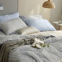 [코쉬] 그랑블루 시어서커 리플 여름이불세트 4컬러 SSQ, 그랑블루 핑크Q