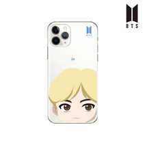 BTS 방탄소년단 페이스 클리어 소프트젤리케이스 노트10 아이폰12