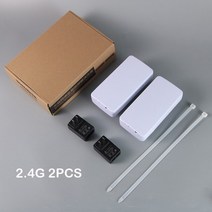 유심 라우터 이동식 와이파이 인터넷 에그 데이터 차량용 무선 브리지 야외 cpe 5.8g 1-3km 네트워크 브리지 장거리 리피터 300mbps ap 신호 증폭기, 2.4g 2개