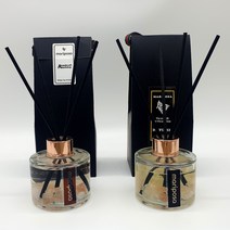 [1+1]마리포사 핑크솔트 디퓨저 향테리어 베이직 라운드 100ml+100ml, 피톤치드(숲속향)