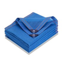 햇빛 가리 블루 HDPE 자외선 차단 차양 85% 맞춤형 선 홈 테라스 발코니 프라이버시 커버 안전 울타리 캐노피 정원 그물, [06] 3x3m
