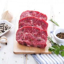 명절 추석 냉장선물 부채살스테이크 1kg 선물 부채살 스테이, 통두께 절단없음