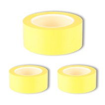 한신케미칼 라인테이프 황색 50mm x 30M, 3개