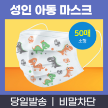비말 자외선 일회용 숨쉬는 여름 보건 입체 천 마스크, 성인 화이트 50매