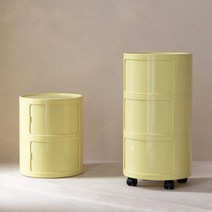 모던 원형수납장 3단 4colors843521 e2, 레드843521 e2