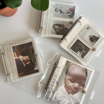 유아 아이 아기 미니 소형 작은 사진 포토 카드 바인더 콜렉트북 앨범, 포카앨범 글리터