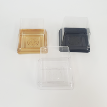 화과자 1구 케이스 -100개 사이즈: 45X45X45mm, 100개, 골드